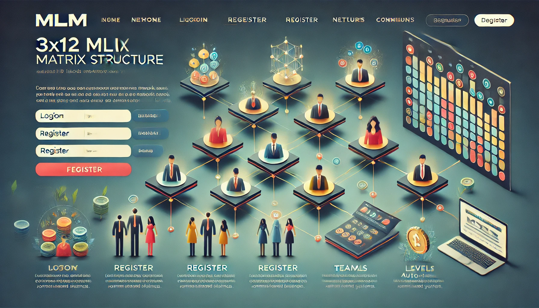 Matrix Growth Illustration